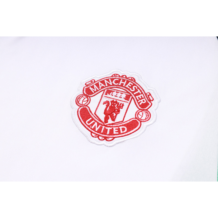 Camiseta de Entrenamiento Manchester United 23-24 Blanco y Negro - Haga un click en la imagen para cerrar